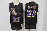 Lakers 23 Lebron James Black Mesh Hardwood Classics Jersey,baseball caps,new era cap wholesale,wholesale hats